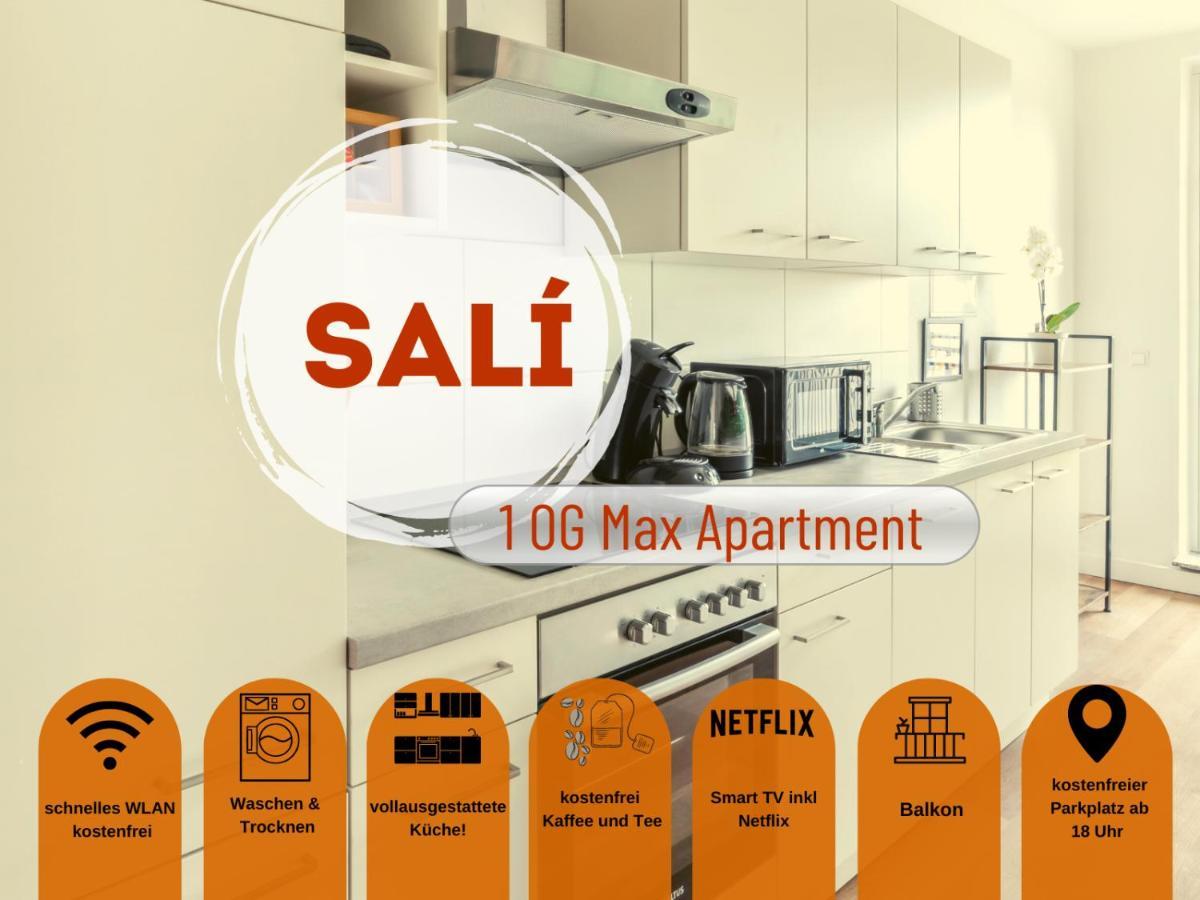 Salihomes/Max Apartment/5Pax/Modern Eingerichtet/Voll Ausgestattet Kueche Markranstädt エクステリア 写真