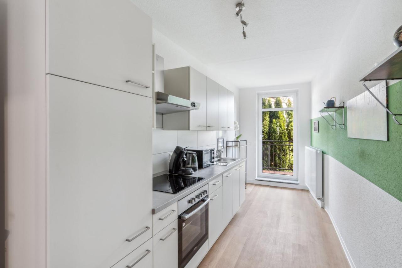 Salihomes/Max Apartment/5Pax/Modern Eingerichtet/Voll Ausgestattet Kueche Markranstädt エクステリア 写真
